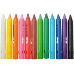 Set 12 creioane colorate pentru fata culori non alergice Iso Trade
