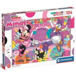 Puzzle Minnie Mouse Disney Junior Supercolor 104 Piese, Clementoni