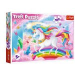 Puzzle Trefl, Lumea de cristal a unicornilor, 100 piese