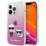 Husa iPhone 13 Pro Karl Lagerfeld Karl & Choupette Pink