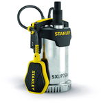 Pompa submersibila pentru apa curata Stanley SXUP750XCE, 750 W, 11000 l/h debit apa, 230 V, 0.85 bar presiune maxima, 8.5 m inaltime refulare, 10 m cablu alimentare, Stanley