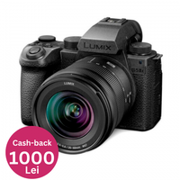 Aparat foto mirrorless Panasonic Lumix G GH5 II (DC-GH5M2) + obiectiv Panasonic LUMIX G Vario 12-60mm f/3.5-5.6
