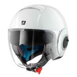 Cască Moto full-open SHARK NANO BLANK colour white, size XS, SHARK