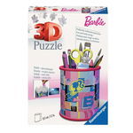 Puzzle 3D Ravensburger Suport Pixuri Barbie 54 piese RVS3D11585, Ravensburger