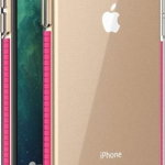 Manta de gel pentru iPhone XS Max standard de Roz, NoName