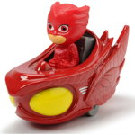 Masina Dickie Toys Eroi in Pijamale Owl-Glider cu Figurina, Dickie Toys