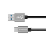 Kruger&Matz USB-A - Cablu USB-C USB 1 m negru (KM1263), Kruger&Matz