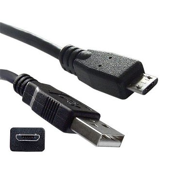 Cablu USB-A la microUSB, incarcare si transfer date, lungime 1 m, Home, Home