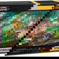 Cubic Fun - Puzzle 3D Stegosaurus 62 Piese, CubicFun