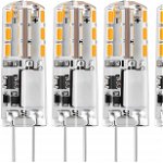 Set de 5 becuri I-SHUNFA, LED, 12 V, G4, 1,24 W
