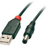 Cablu adaptor, Lindy, DC la USB A, 1.5 m