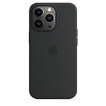 Husa de protectie Apple Silicone Case with MagSafe pentru iPhone 13 Pro, Midnight