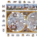 Harta antica a lumii XL, Puzzle 3D Wooden City