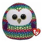 Ty - Jucarie din plus Bufnita Owen , Squish,  30 cm, Multicolor