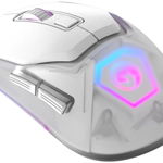 Mouse Gaming Marvo Fit Pro G1W Wireless White, Marvo