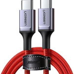 Kabel USB Ugreen USB-C - USB-C 1 m Czerwony (60186), Ugreen