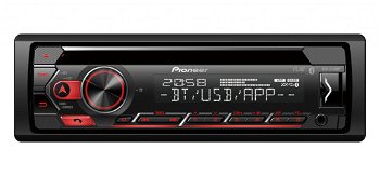 CD player auto Pioneer DEH-S420BT, 1DIN, Bluetooth, Spotify, 4x50W, USB, compatibil dispozitiv Apple/Android, Pioneer ARC App