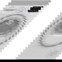 Uscator de rufe BEKO B5T69233, AquaWave, Pompa de caldura, 9 kg, 15 programe, Clasa D, alb