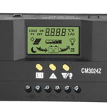 Controler solar 30A CM3024Z / 12V-24V regulator pentru panou fotovoltaic, GAVE