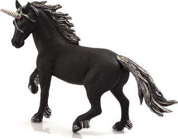 Figurina unicorn negru mojo, Mojo