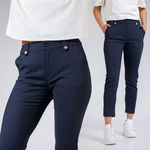 Pantaloni Casual Dama Lilith6 Bleumarin #A552