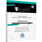 Paladin Card Sleeves: Owain - Large Square, 8 x 8 cm, Paladin