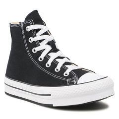 Tenisi flatform Chuck Taylor All Star High - Alb/Negru, Converse