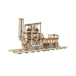 Locomotiva puzzle 3D din lemn EcoWoodArt EWA, EcoWoodArt