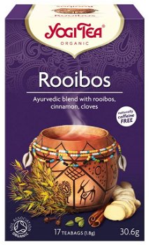 Ceai bio Rooibos, 17 pliculete, Yogi Tea, 30.6g