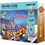 Joc de constructie magnetic - 72 piese, Magplayer