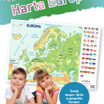 Harta Europei. Planșe educaționale,  -