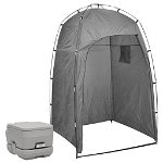 vidaXL Toaletă portabilă de camping cu cort, 10+10 L, vidaXL
