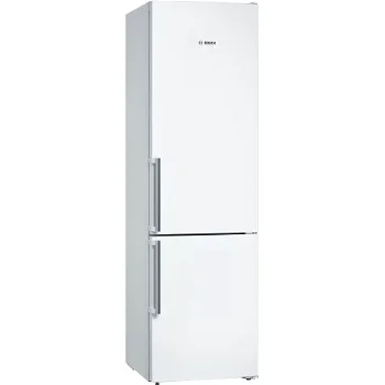 Combina frigorifica Bosch KGN39VWEQ, 368 l, NoFrost, PerfectFit, Iluminare LED, Clasa E, H 203 cm, Alb