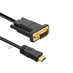 Cablu adaptor HDMI-VGA, tata-tata, 1.5m, fara jack 3.5mm sunet
