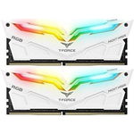 Memorie Team Group T-Force Night Hawk White RGB DDR4 16GB (2x8GB) 3200MHz CL18 TF15D416G3200HC16CDC01