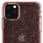 Husa iPhone 11 Pro Max Spigen Liquid Crystal Glitter Rose Quartz