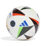 Minge fotbal ADIDAS Euro24 Training Print Hisense, marimea 5, alb