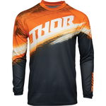 Tricou Motocross Thor Sector Vapor Culoare Negru/portocaliu Marime 4xl, Thor