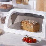 Cutie de paine din plastic Gri L42xH18cm Katex