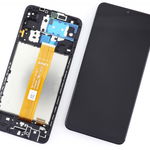 Display Samsung Galaxy A12 A125 OEM Display LCD Black Negru cu Rama, Samsung