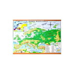 Harta Fizica a Europei. Harta Politica a Europei, Carta Atlas