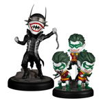 Set 2 Figurine DC Comics Mini Egg Attack Dark Nights Metal The Batman Who Laughs & Robin Minions 8 cm, Beast Kingdom Toys