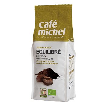 Cafea măcinată Arabica 100 % premium equilibre Fair Trade Bio 250 g Cafe Michel, Organicsfood