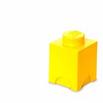 Cutie depozitare LEGO 1x1 galben