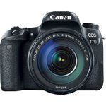 Kit Aparat foto Canon EOS 77D (cu un obiectiv 18-135 IS USM) + geanta Canon + 8GB SD + laveta