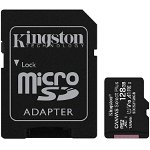 Card de memorie microSD Kingston SDCS2/128GB Canvas Select 80R, clasa 10 UHS-I, KINGSTON