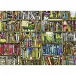 Puzzle Librarie bizara, 1000 piese