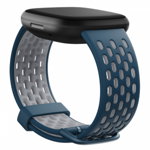 Curea smartwatch, Fitbit, pentru Fitbit Versa 3, Large, Sapphire Grey