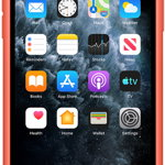 Husa Apple pentru iPhone 11 Pro, Silicon, Clementine