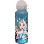 Sticla apa Frozen II Elsa aluminiu 520 ml Albastru